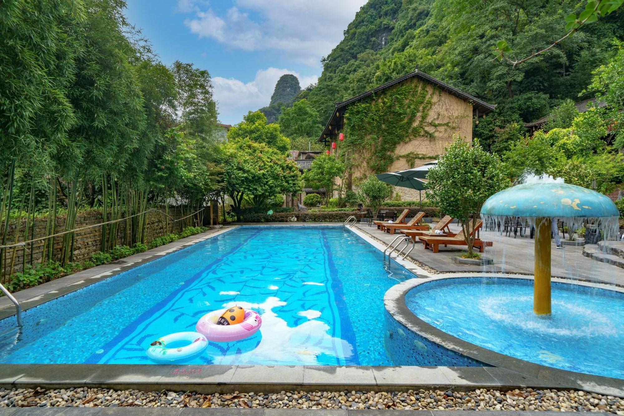 Yangshuo Ancient Garden Boutique Hotel-Free Pick Up From Airport Or Ts Over 3 Nights Экстерьер фото