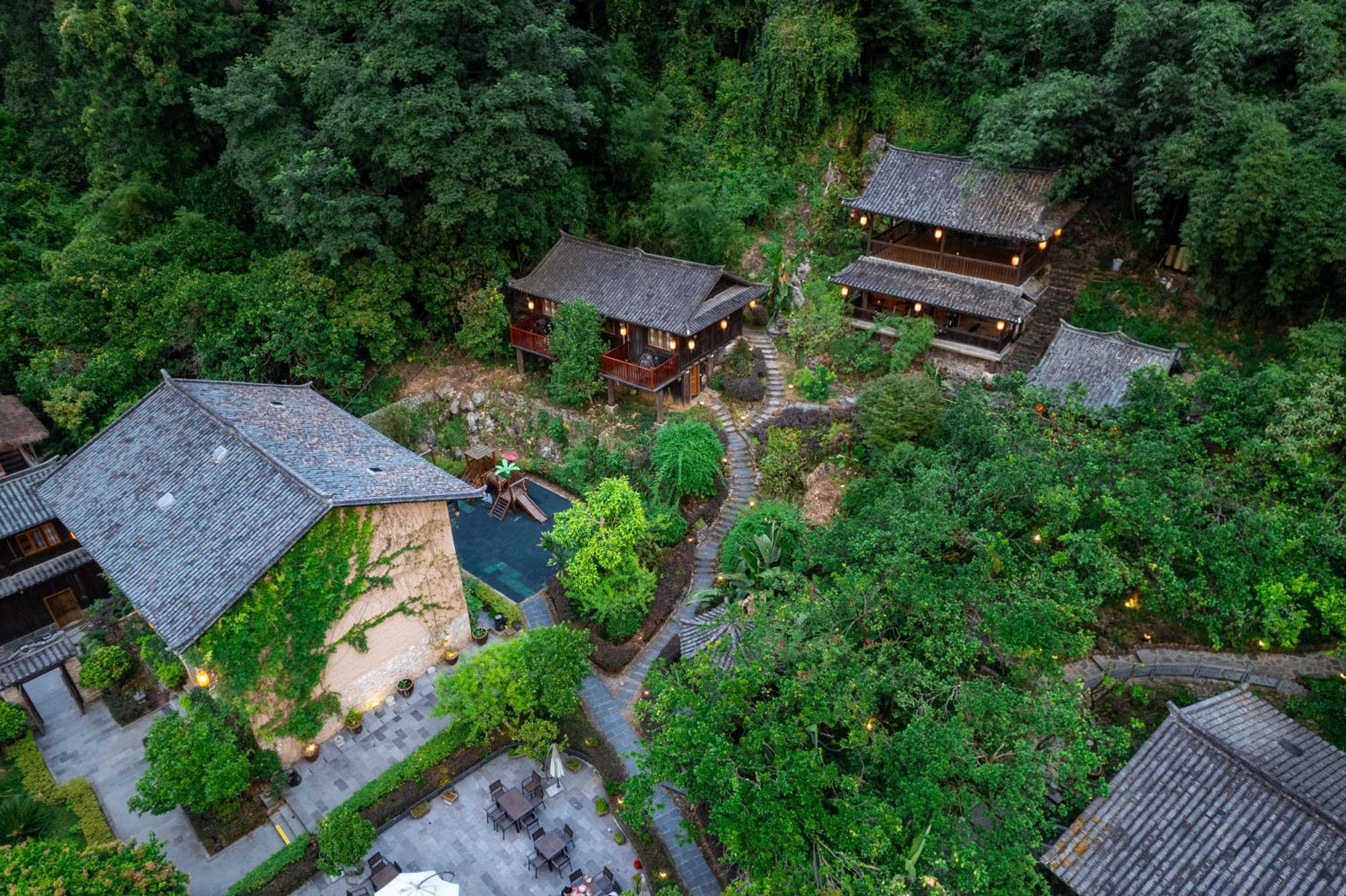 Yangshuo Ancient Garden Boutique Hotel-Free Pick Up From Airport Or Ts Over 3 Nights Экстерьер фото