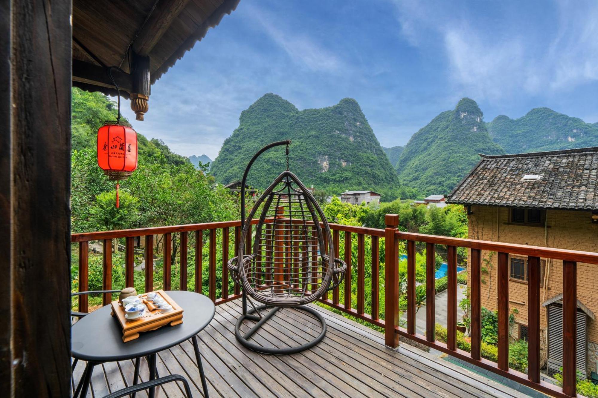 Yangshuo Ancient Garden Boutique Hotel-Free Pick Up From Airport Or Ts Over 3 Nights Экстерьер фото