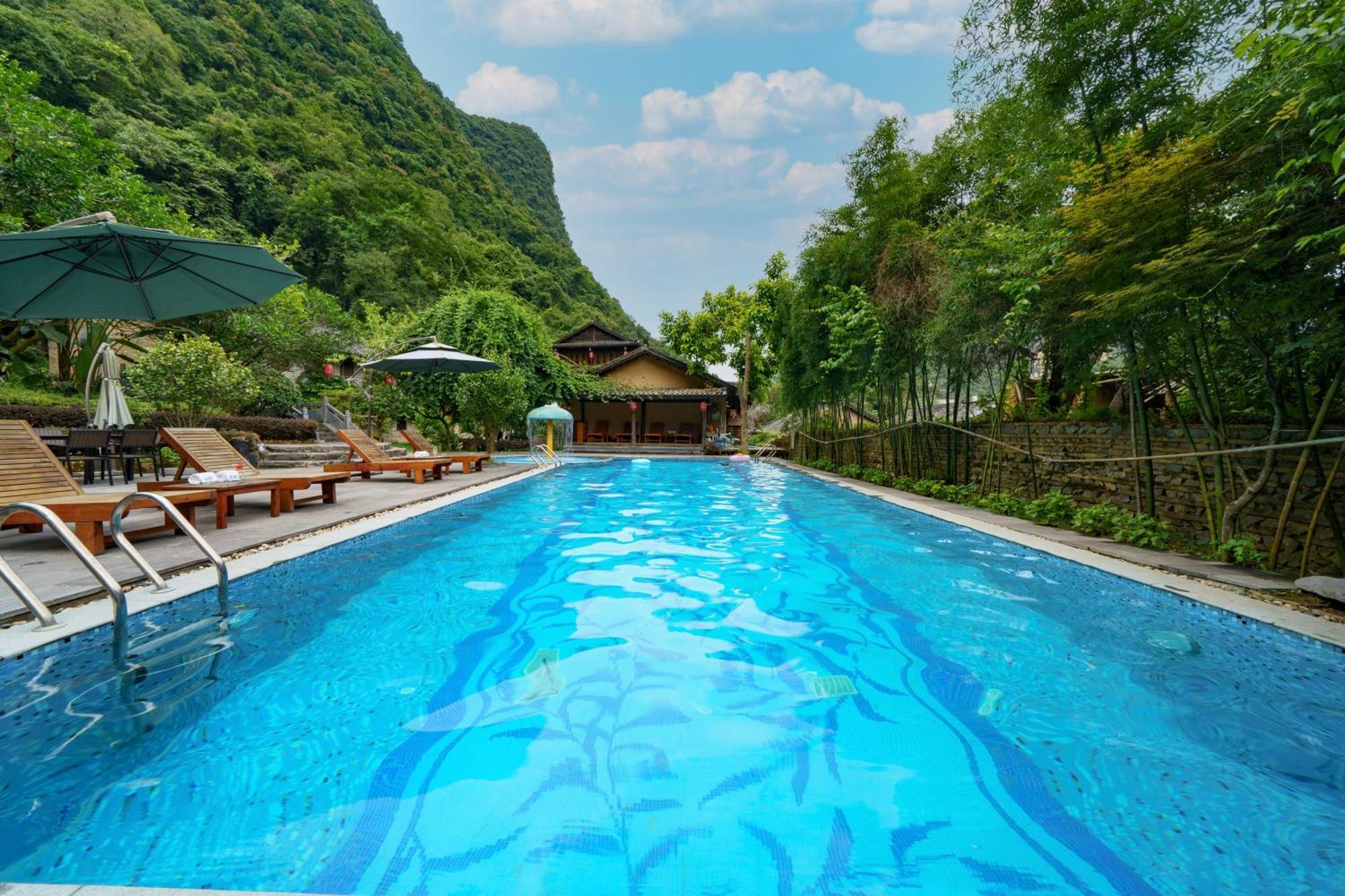 Yangshuo Ancient Garden Boutique Hotel-Free Pick Up From Airport Or Ts Over 3 Nights Экстерьер фото